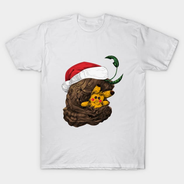 Christmas Tree T-Shirt by Franklin Silva Art